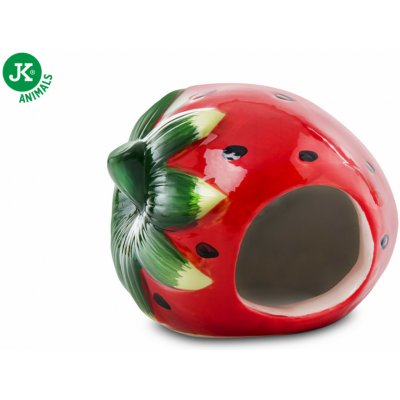 JK ANIMALS keramický domek Jahoda pro křečky 12 x 9 x 9 cm – Hledejceny.cz