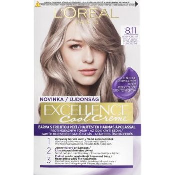 L´Oréal Excellence Cool Creme 8.11 Ultra popelavá světlá blond