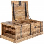 Interior DE Barový stolek Bodega 100 cm masiv mango BAR39814 – Zboží Mobilmania