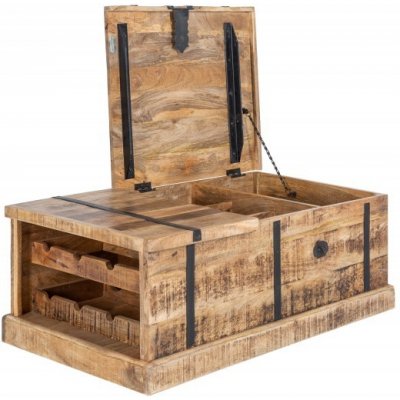 Interior DE Barový stolek Bodega 100 cm masiv mango BAR39814 – Zboží Mobilmania