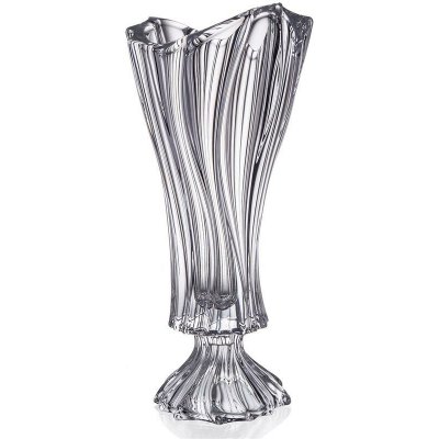 Aurum Crystal BOHEMIA PLANTICA VÁZA NA NOZE 400 MM – Hledejceny.cz