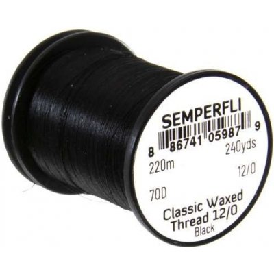 Semperfli Nit Classic Waxed Thread 12/0 Black – Hledejceny.cz