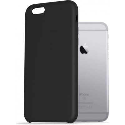 Pouzdro AlzaGuard Premium Liquid Silicone Case iPhone 6 / 6s černé AGD-PCS0001B – Zboží Mobilmania