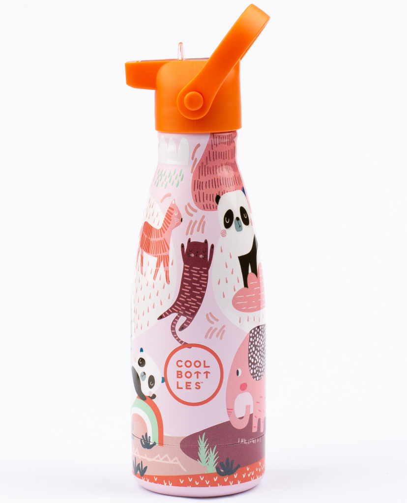 Cool Bottles Dětská nerezová termolahev Kids Panda Gang třívrstvá 3D 260 ml