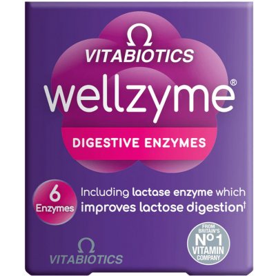 Vitabiotics Wellzyme Digestive Enzymes 60 kapslí – Hledejceny.cz