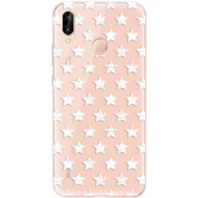 Pouzdro iSaprio - Stars Pattern Huawei P20 Lite bílé – Zboží Mobilmania