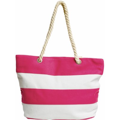 VFstyle dámská plážová taška Marine růžová – Zboží Mobilmania