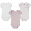 Kojenecké body Bavlněné kojenecké body Levi's LVG PK BOW BODYSUIT SET 3pack EK růžová