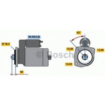 BOSCH Startér BO 0001120410