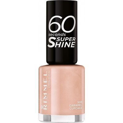 Rimmel London 60 Seconds Super Shine Nail Polish 500 Caramel Cupcake 8 ml