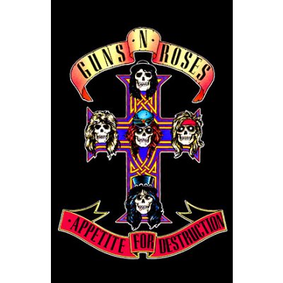 Guns N Roses - Appetite for Destruction (vlajka) – Hledejceny.cz