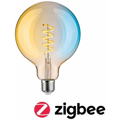 Paulmann P 29161 Filament 230V Smart Home Zigbee 3.0 LED Globe G125 E27 7,5W měnitelná bílá stmívatelné zlatá – Hledejceny.cz