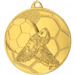 Designová kovová medaile Fotbal Zlatá 5 cm – Zboží Mobilmania