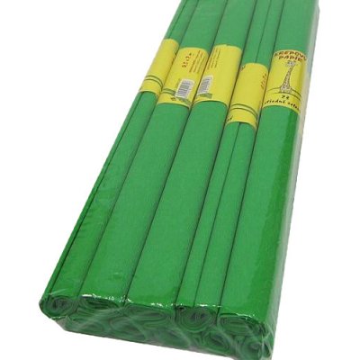 Krepový papír 50x200cm středně zelený – Zboží Dáma
