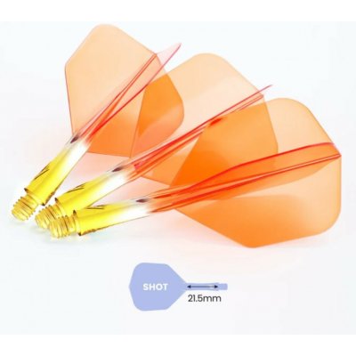 Caliburn SUP - No6 - Two Tone - Yellow & Orange - short – Sleviste.cz