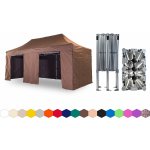 TENTino BIG HEXAGON 4x6 m 10A HNĚDÁ 6 noh – Hledejceny.cz