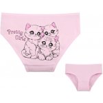 Donella Dětské kalhotky Kočička: růžová – Zboží Dáma