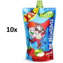 HELLO x x L s jahodami 10 x 200 g