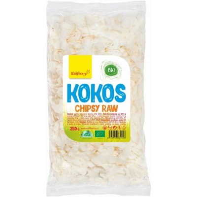 Wolfberry BIO Kokosové chipsy Raw 250 g – Zbozi.Blesk.cz