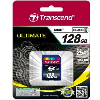 Transcend SDXC karta 128 GB Class 10 TS128GSDXC10