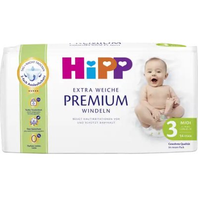HIPP pleny 3 Midi 6-10 kg 54 ks – Sleviste.cz