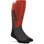 Ponožky TORQUE MX 100% USA oranžová/šedá – Zboží Mobilmania