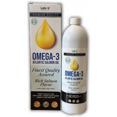 LAB-V Omega-3 Lososový olej pro psy a kočky 1000 ml – Hledejceny.cz