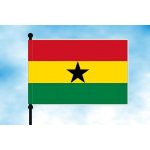 LIBEA, s.r.o. Ghana stolní vlaječka Uchycení: Dutinka (pro nasunutí) – Hledejceny.cz