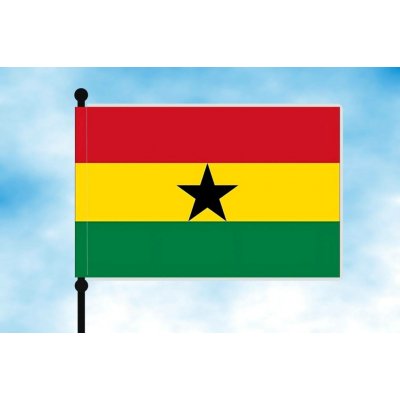 LIBEA, s.r.o. Ghana stolní vlaječka Uchycení: Dutinka (pro nasunutí) – Hledejceny.cz