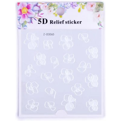 Starnails Samolepky na nehty 5D Flowers Z-D3065 – Hledejceny.cz