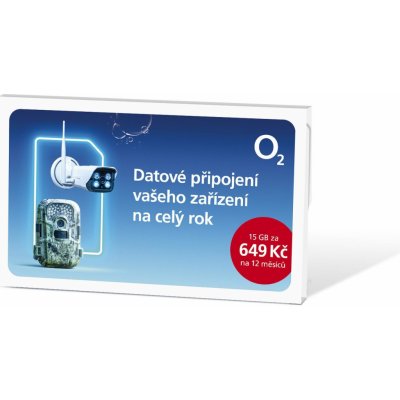 O2 O2 Roční datové připojení 15 GB SMALLPGO.0GP15G59 – Zbozi.Blesk.cz