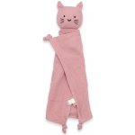 New Baby mušelínový usínáček Cat pink – Sleviste.cz
