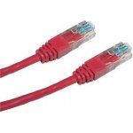 Datacom 1492 Kabel CAT5E, UTP, 0,25m, červený – Hledejceny.cz