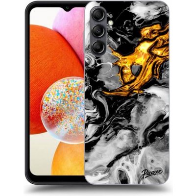 Pouzdro Picasee ULTIMATE CASE Samsung Galaxy A14 5G A146P - Black Gold 2 – Zboží Mobilmania