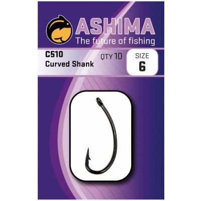 Ashima C-510 Curved Shank vel.8 10ks – Zboží Mobilmania