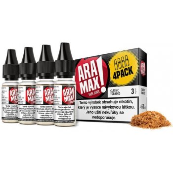 Aramax 4Pack Classic Tobacco 4 x 10 ml 18 mg