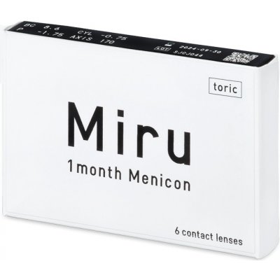 Menicon Miru 1 month toric 6 čoček