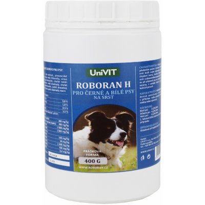 Univit Roboran H pro bílé nebo černé psy 400 g – Zbozi.Blesk.cz