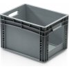 Úložný box TBA Plastová Euro přepravka 400x300x270 mm s vkladovým otvorem