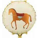 PartyDeco Balónek fóliový Kůň 45cm – Zboží Dáma