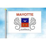 LIBEA, s.r.o. Vlajka Mayotte Rozměr: 40×60 cm, Uchycení: Karabiny – Hledejceny.cz