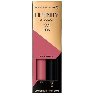 Max Factor Lipfinity 24HRS Lip Colour dlouhotrvající rtěnka s balzámem 020 Angelic 4,2 g – Zboží Mobilmania