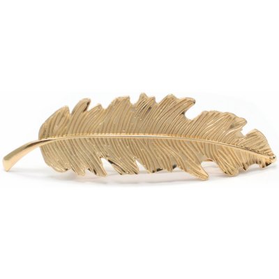 Spona ve tvaru listu Barva: zlatá – Zboží Dáma