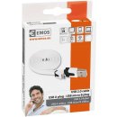 Emos SM7001W Kabel USB 2.0 A/M - micro B/M 1m, bílý