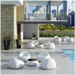 Euro 3 Plast S.p.A. Gumball Armchair 6245 speciální edice barvy s 1000 barevnými kuličkami bílé – Zboží Dáma