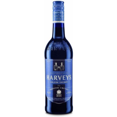Harvey's Bristol Cream Blue Bottle Sherry 17,5% 1 l (holá láhev) – Sleviste.cz