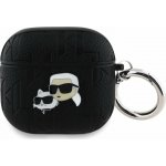 Karl Lagerfeld PU Embossed Karl and Choupette Heads Pouzdro pro AirPods 4 KLA4PGKCPK – Zboží Živě