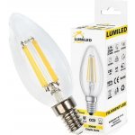 Lumiled LED žárovka LED E14 B35 7W = 60W 806lm 3000K Teplá bílá 360° Filament – Hledejceny.cz