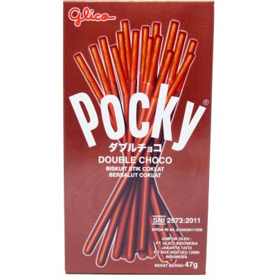 Glico Pocky Double Choco 47 g – Zboží Mobilmania