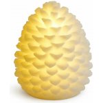 DecoLED LED svíčka vosková šiška 14 x 18,5 cm bílá – Hledejceny.cz